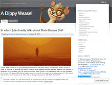 Tablet Screenshot of dippy-weasel.com